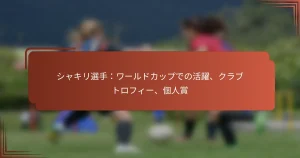 シャキリ選手：ワールドカップでの活躍、クラブトロフィー、個人賞